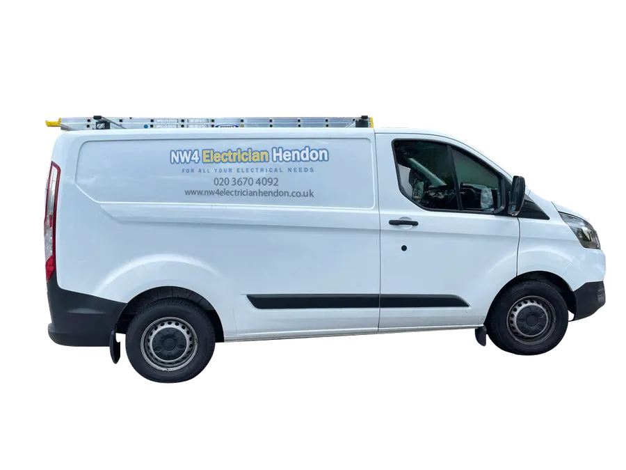 NW4 Electrician Hendon van